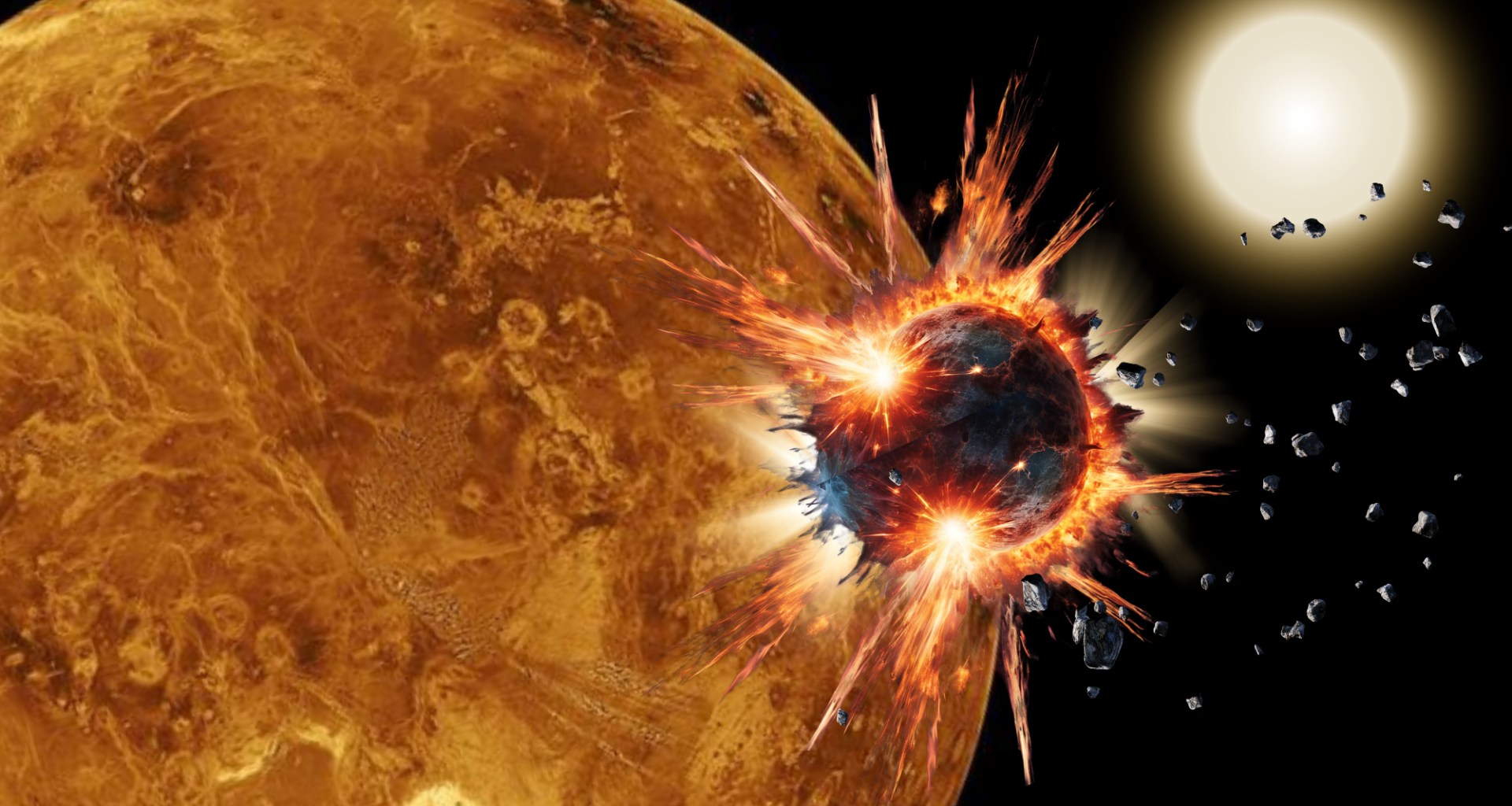 Did Venus eat its own moon?