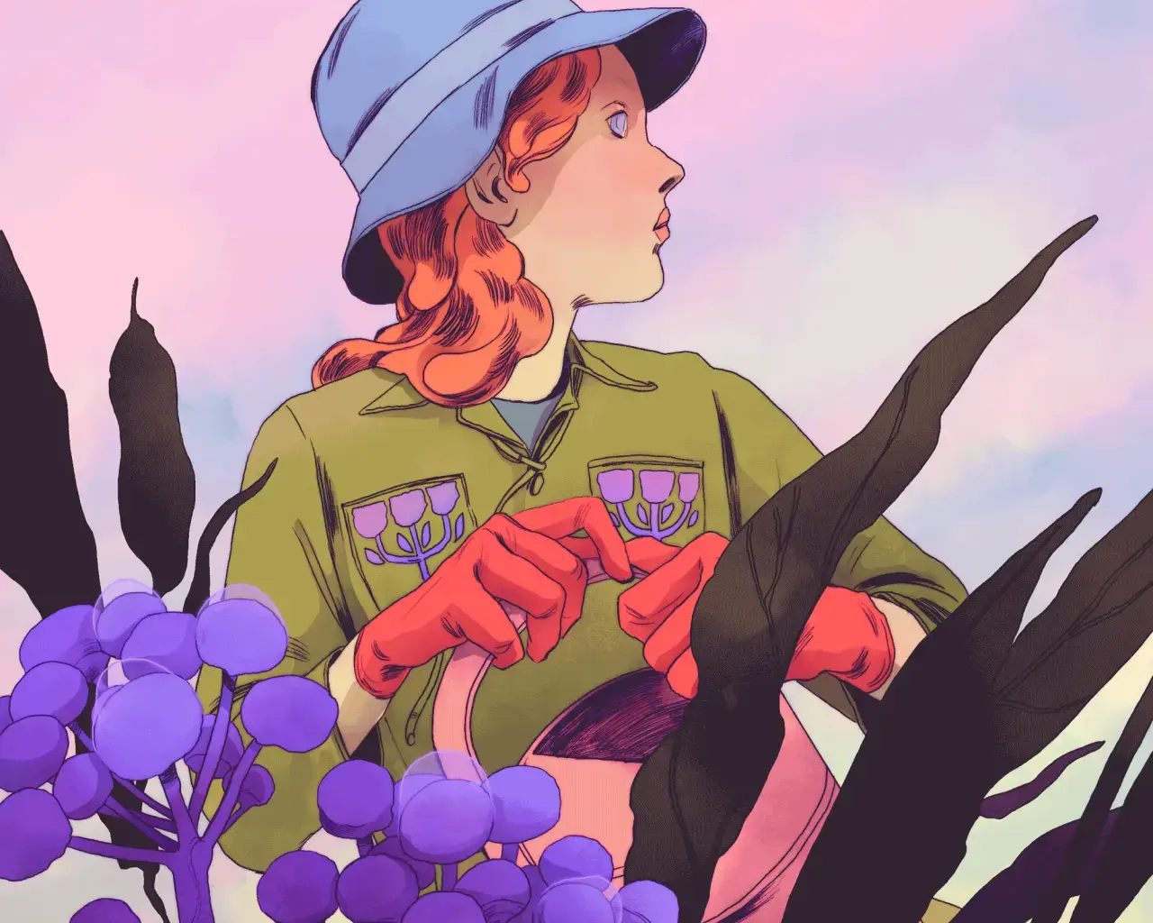 Thomke Meyer's dynamic illustrations are inspired by sound, cinema and nature
