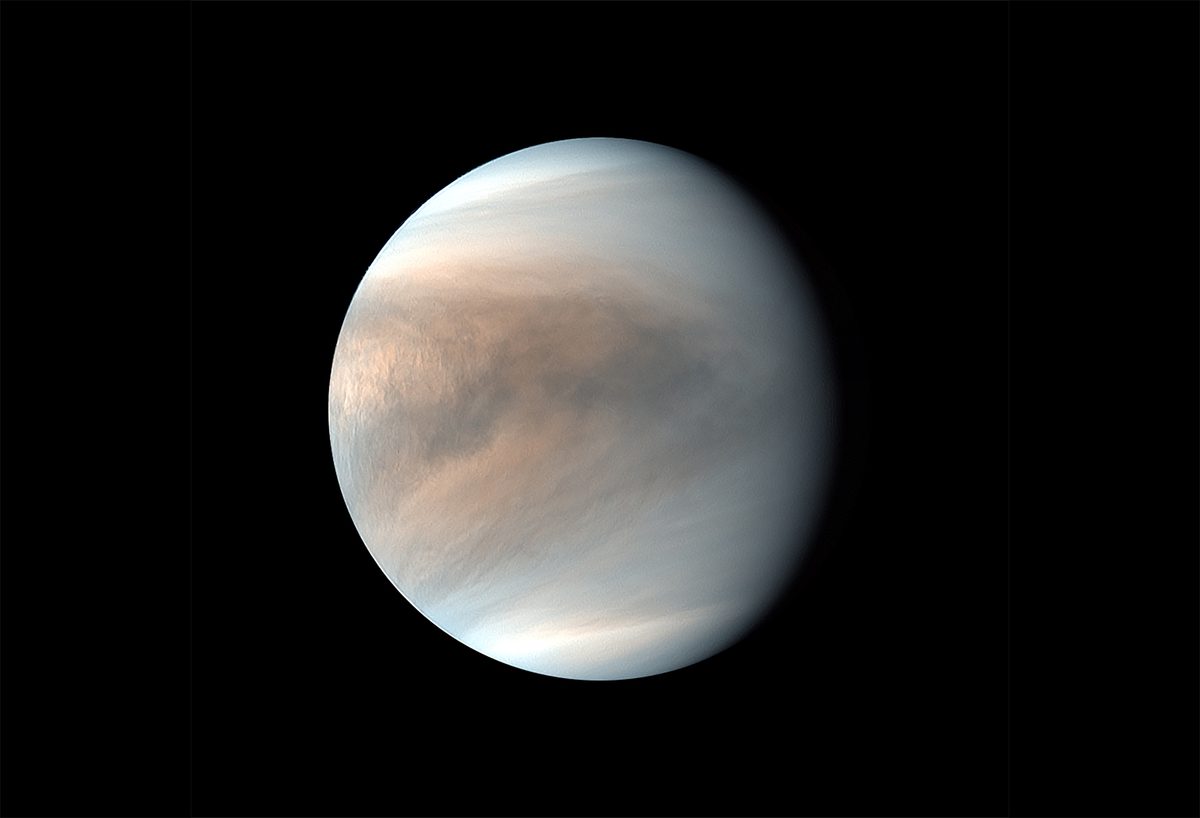 A view of Venus captured by JAXA