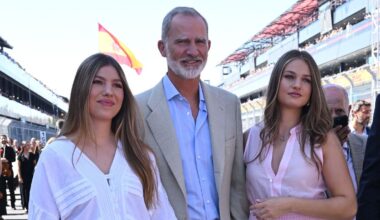 Princess Leonor and Infanta Sofía make their Madrid F1 debut