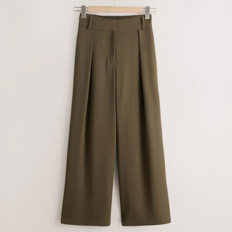 Next, olive green trousers