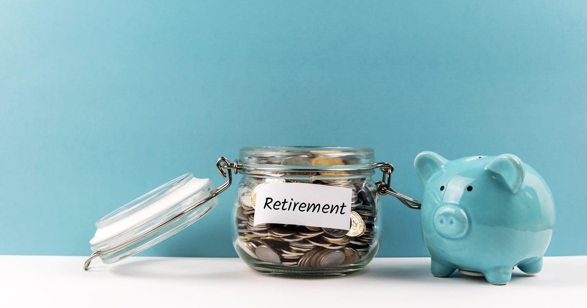 Piggy Bank and Coin Jar Savings For Retirement