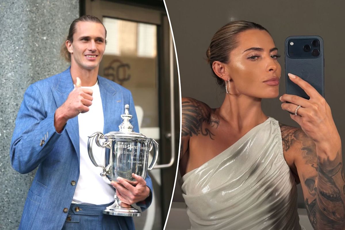Alexander Zverev’s girlfriend Sophia celebrates ‘2-day offseason’ in bikini photo after US Open triumph