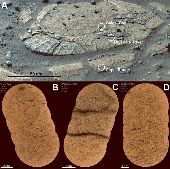 The concentric feature in the East Margin of the Margin unit, Jezero crater, Mars. Image credit: Bedford et al., doi: 10.1038/s43247-026-03997-9.