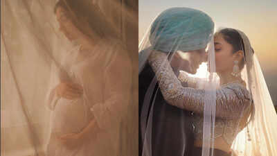 Pakistani actress Mahira Khan announces second pregnancy at 41 in a stunning white dress, expecting baby with Salim Karim