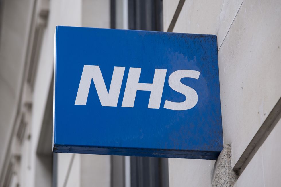 NHS sign