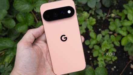 The Pixel 11 Pro being held 