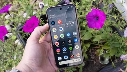 Holding the Pixel 11 Pro 