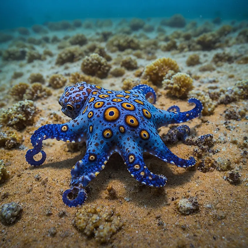 The Southern blue-ringed octopus