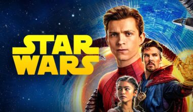 Spider-Man No Way Home poster, Star Wars logo