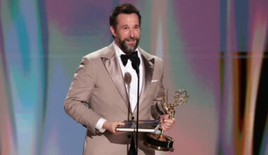 Noah Wyle of 'The Pitt' wins Emmy for best actor in a drama, his second
