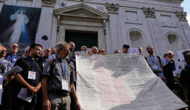 Priests, nuns march to Vatican to demand end to 'genocide' in Gaza