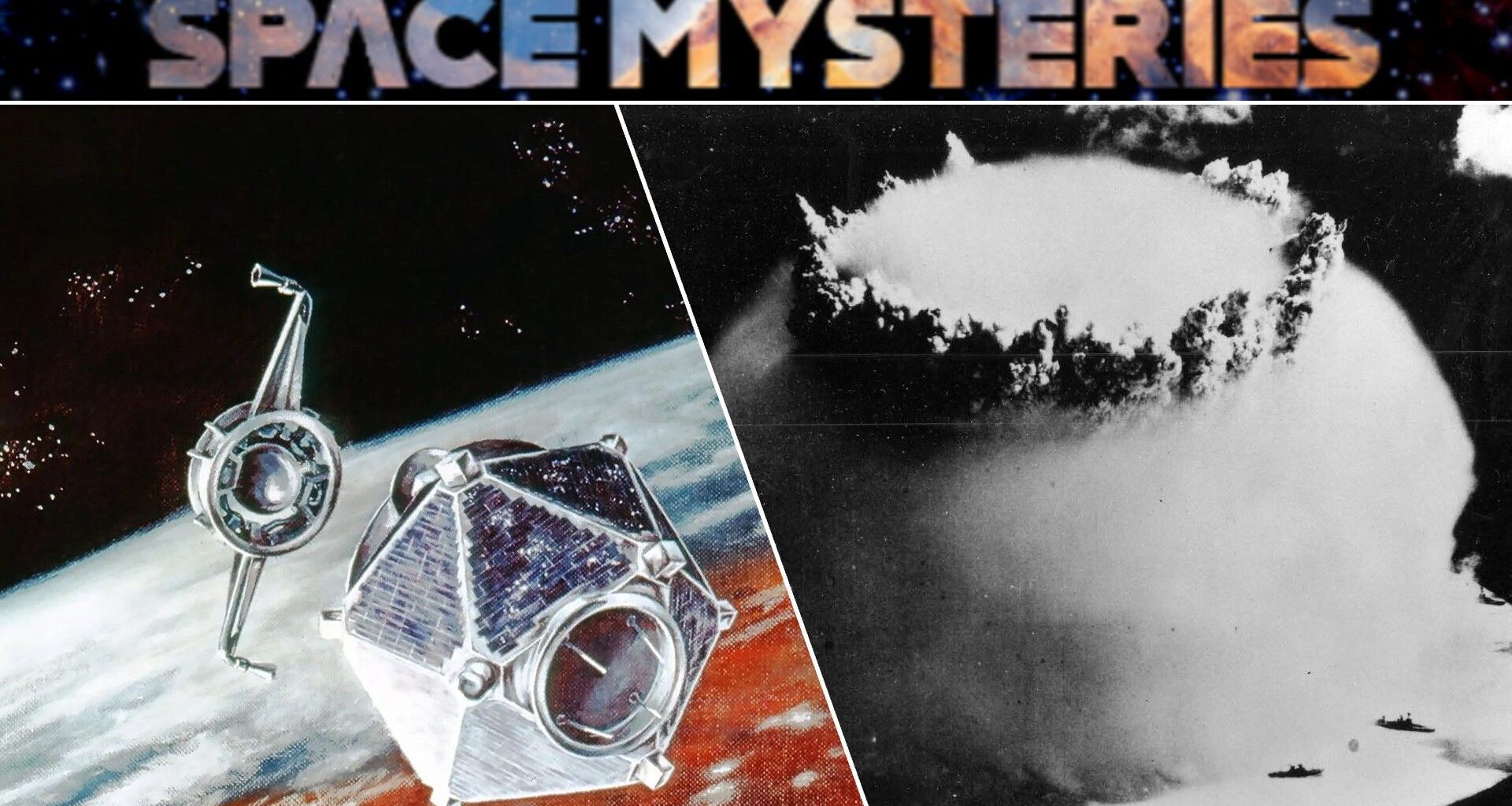 a satellite in space