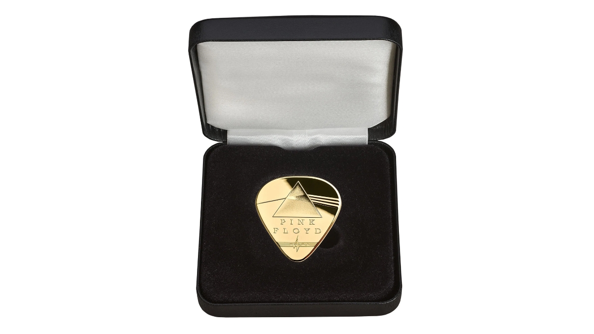 Pink Floyd 2026 UK Gold Plectrum made by The Royal Mint