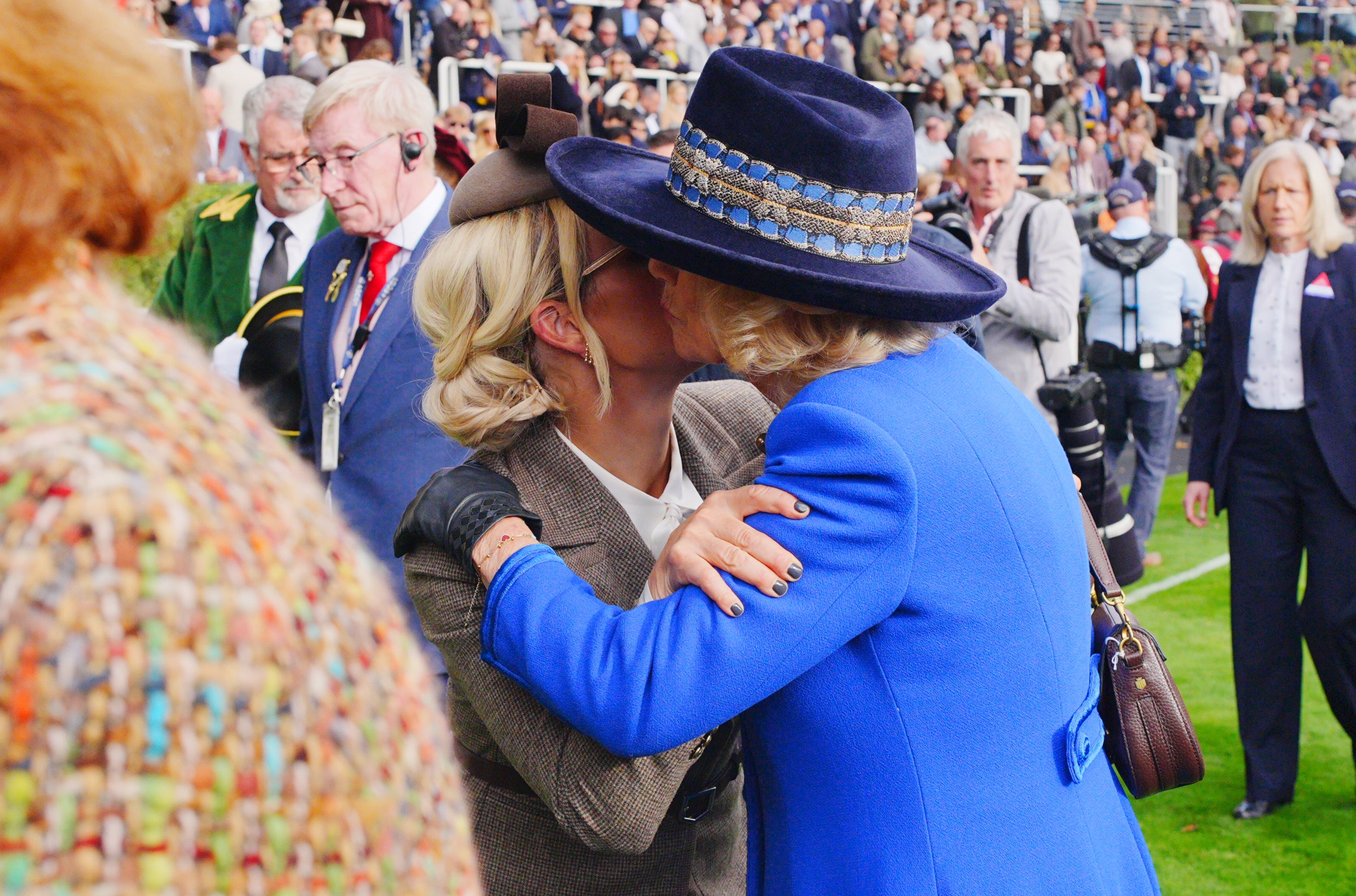 Camilla greets Zara Tindall