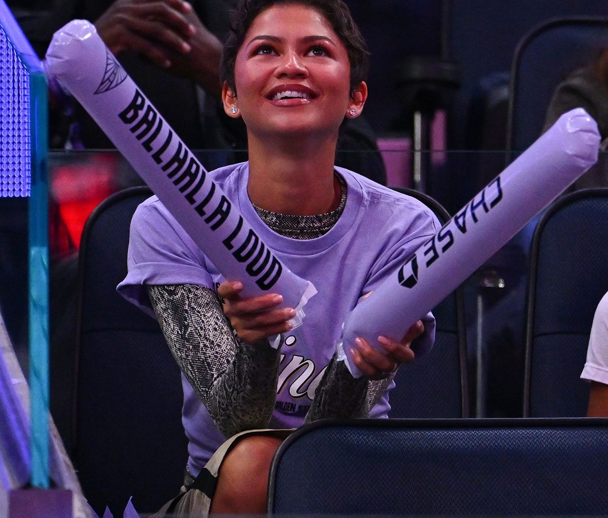 Celebrity WNBA Fans: Zendaya, Jason Sudeikis, More
