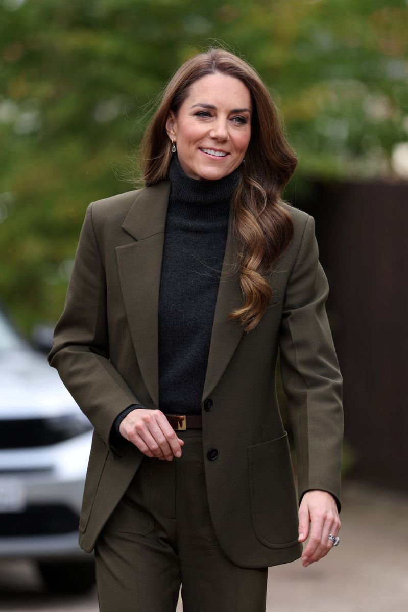 Kate Middleton returned to The Treehouse children's hospice in Ipswich, England, 14 years after delivering her first public speech as a member of the royal family.