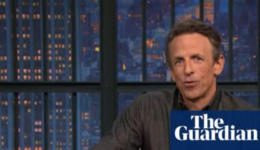 Seth Meyers on JD Vance: ‘The integrity of a used-car salesman and the charisma of a wet ham’ | Late-night TV roundup