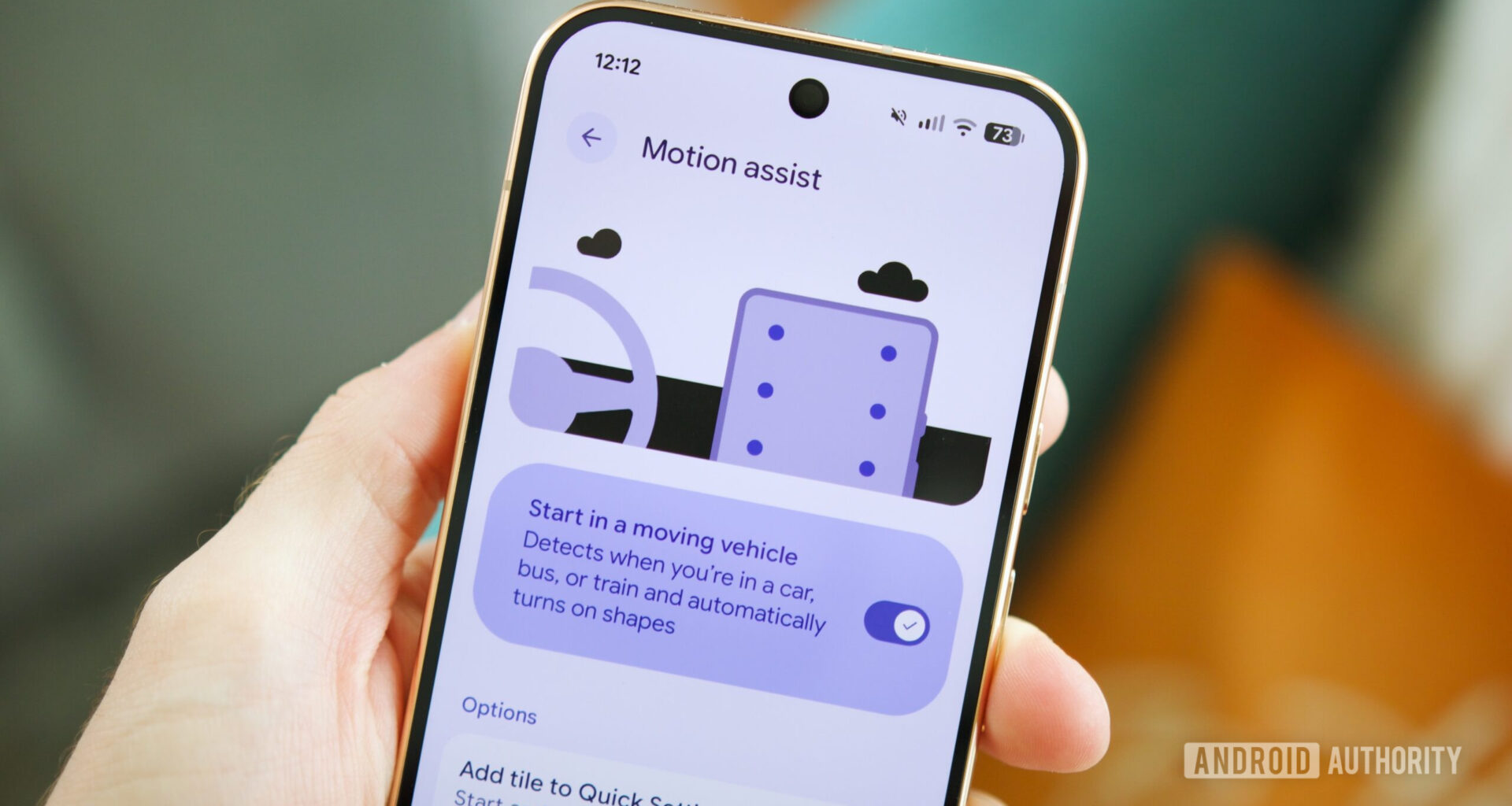 Motion Assist feature running on a Pixel phone.