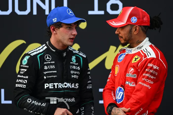 Andrea Kimi Antonelli, Mercedes, Lewis Hamilton, Ferrari