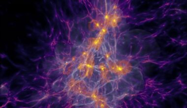 Purple Cosmic Web of Gas