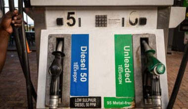 South African fuel prices are largely dependent on global oil prices and the rand-dollar exchange rate, as oil is priced in dollars.