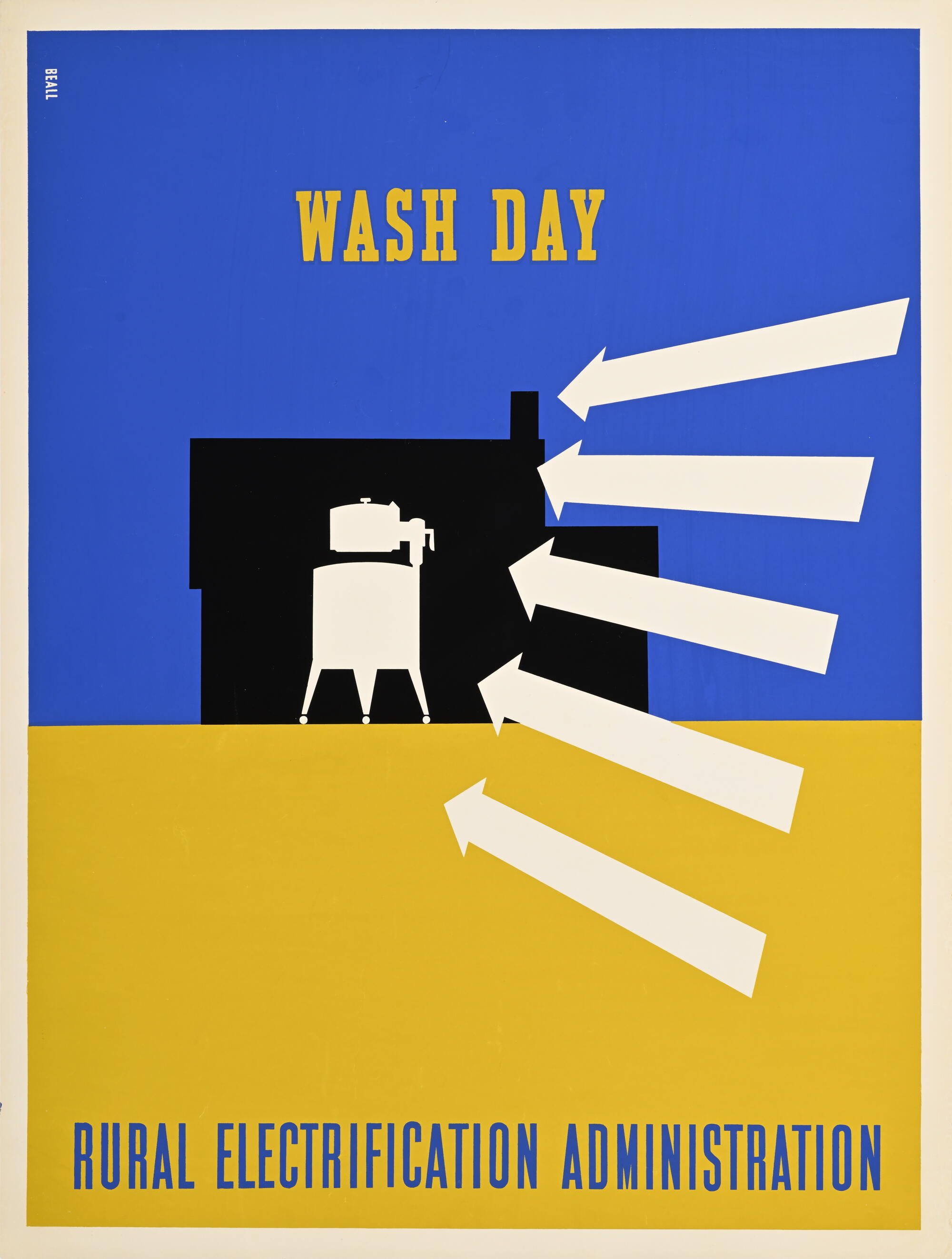Lester Beall's Rural Electrification Administration poster.