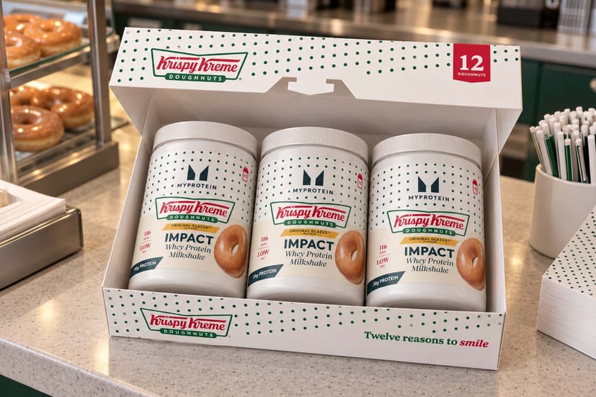 Myprotein X Krispy Kreme Glazed Doughnut Protein Powder