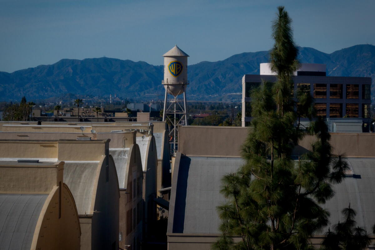 The Warner Bros. Studios water tower in Burbank