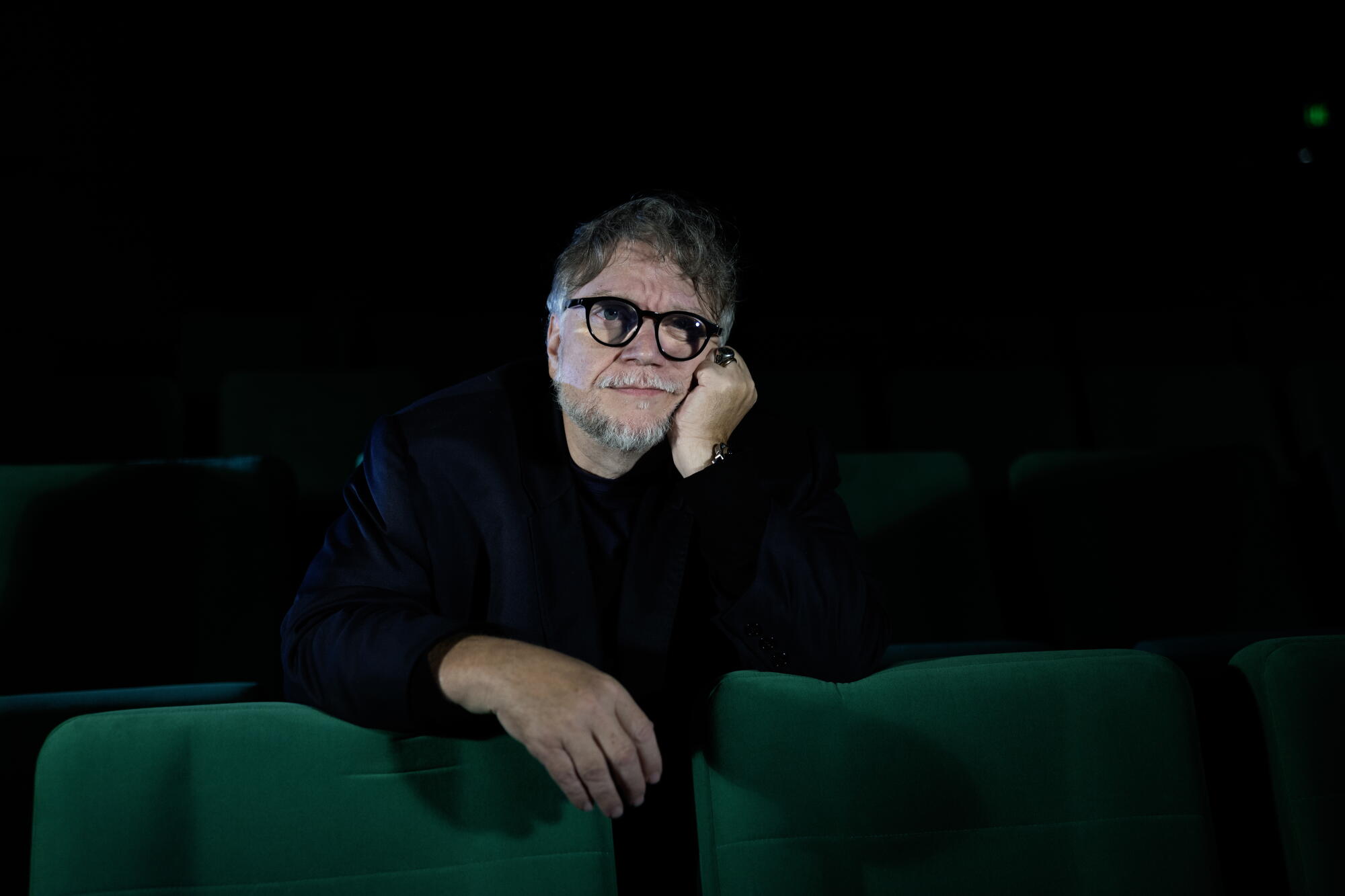 Oscar award winning director Guillermo del Toro at the Academy Museum.