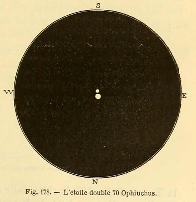 Historical Illustration of 70 Ophiuchi AB