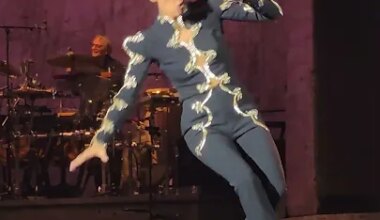 Celine Dion recovers after onstage fall during Paris show - YouTube