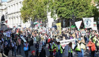 At London march against Gaza genocide, leaders offer Labour’s token sanctions as way forward