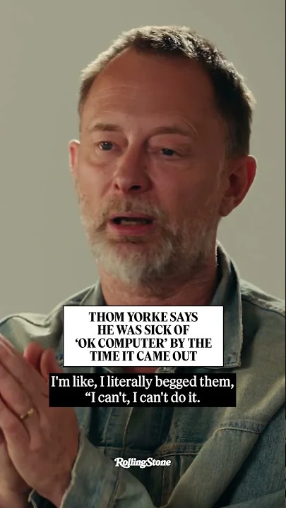Thom Yorke Says He Was Sick of 'Ok Computer' By The Time It Came Out - YouTube
