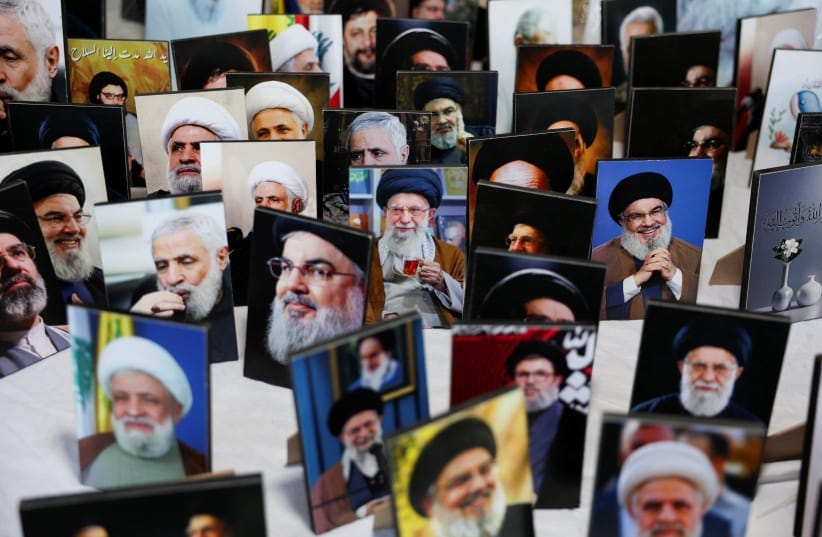 Portraits of current and former Iranian and Hezbollah leaders displayed at Proud Dahiyeh festival Monday, 7th September 2026