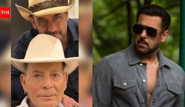 Salman Khan shares RARE pics with father Salim Khan, says 'Baap baap hota hai, he is the real monster' | Hindi Movie News