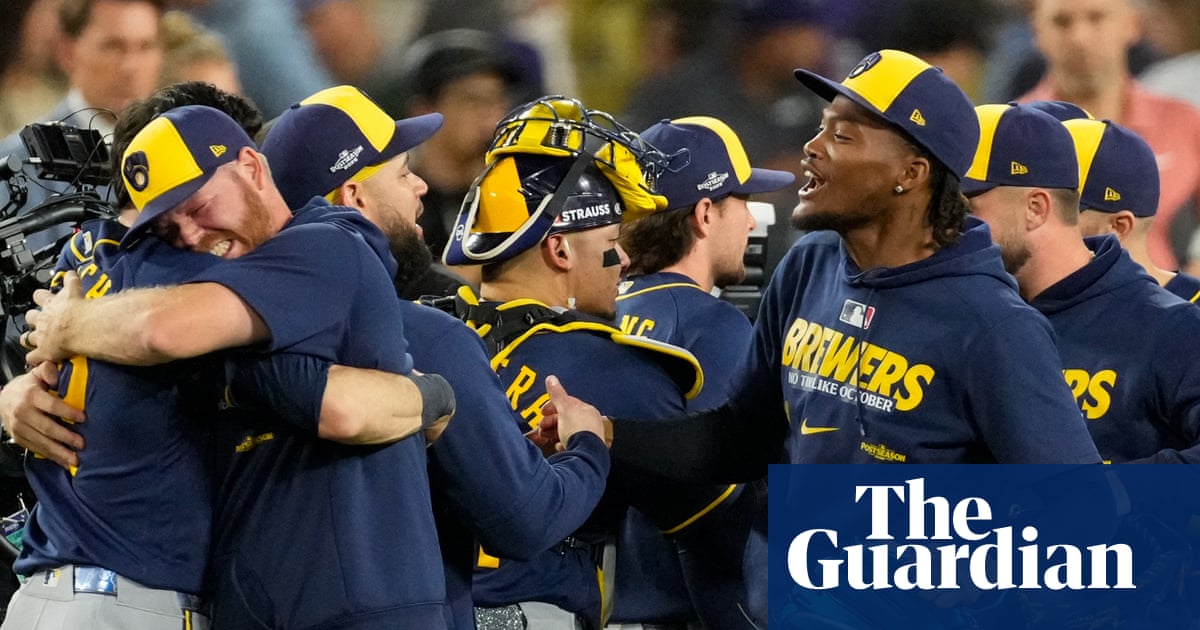 Brilliant Brewers reach first World Series since 1982 as Dodgers blow 4-0 lead | MLB