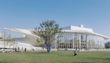 snøhetta's shanghai grand opera house opens in china