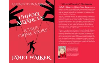 Janet Walker, in Commemoration of World Mental Health Day, Details Her Story in “Unholy Alliances: A True Crime Story”