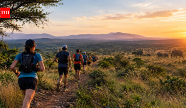 In 2025, 80 runners covered 230 km of Kenyan wilderness over five race stages within an eight-day event; the ForRangers Ultra raised more than £125,000 for wildlife rangers | World News