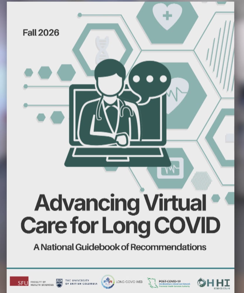 Image of the cover of SFU Guidelines for delivering virtual long-COVID care