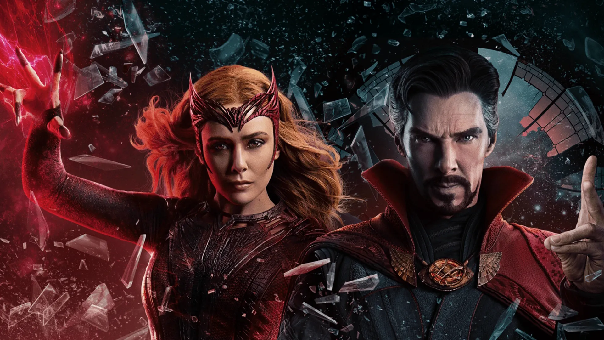 Doctor Strange and Wanda Maximoff in Doctor Strange in the Multiverse of Madness
