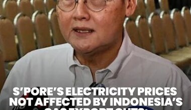 Tan See Leng says Singapore’s electricity prices won’t be affected by Indonesia cutting gas exports - YouTube