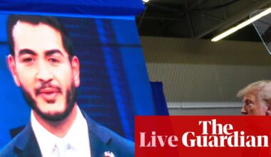 Trump intensifies anti-Muslim rhetoric against Abdul El-Sayed at Michigan rally – US politics live | Donald Trump