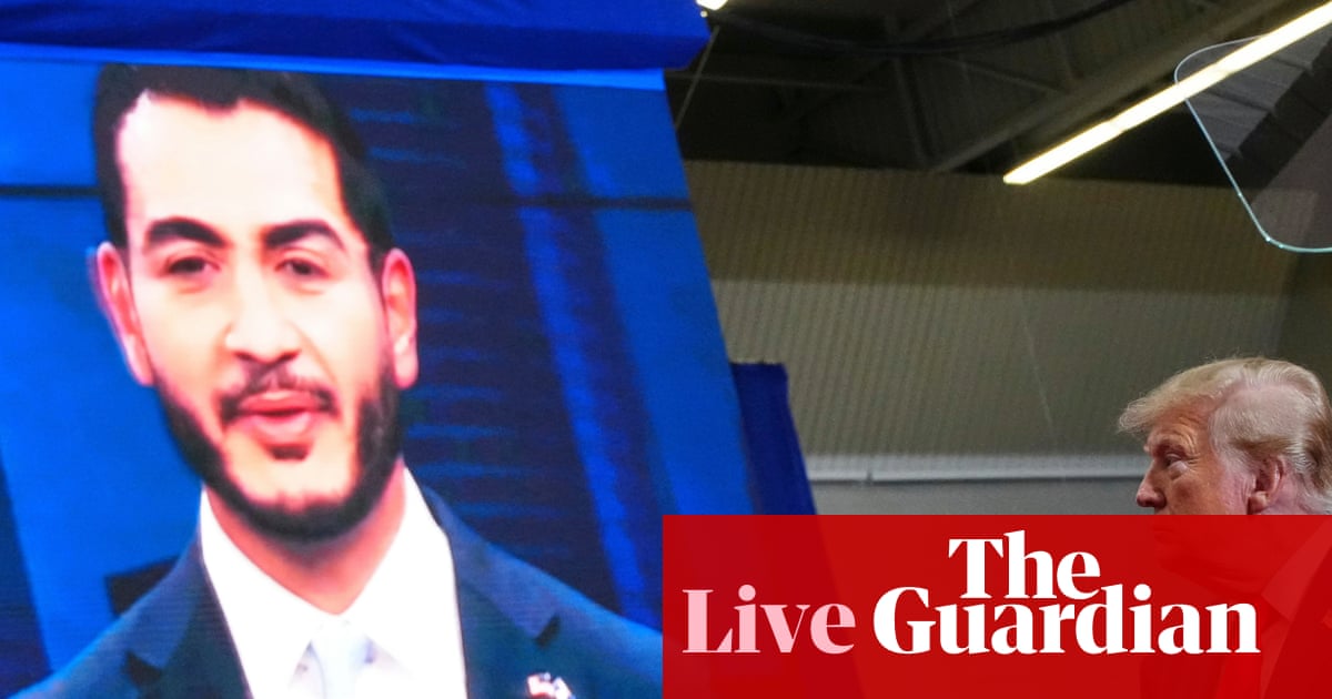 Trump intensifies anti-Muslim rhetoric against Abdul El-Sayed at Michigan rally – US politics live | Donald Trump