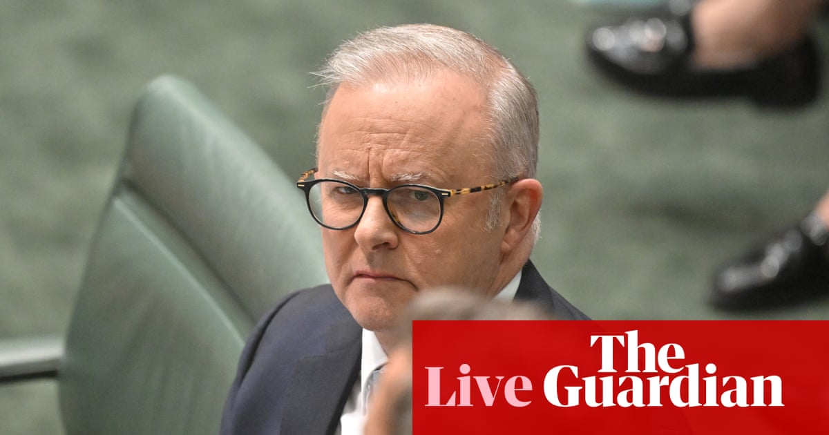 Australian politics live: Coalition MP ejected from question time after swearing at PM; Payman apologises to Haines for comments after alleged attack | Australia news