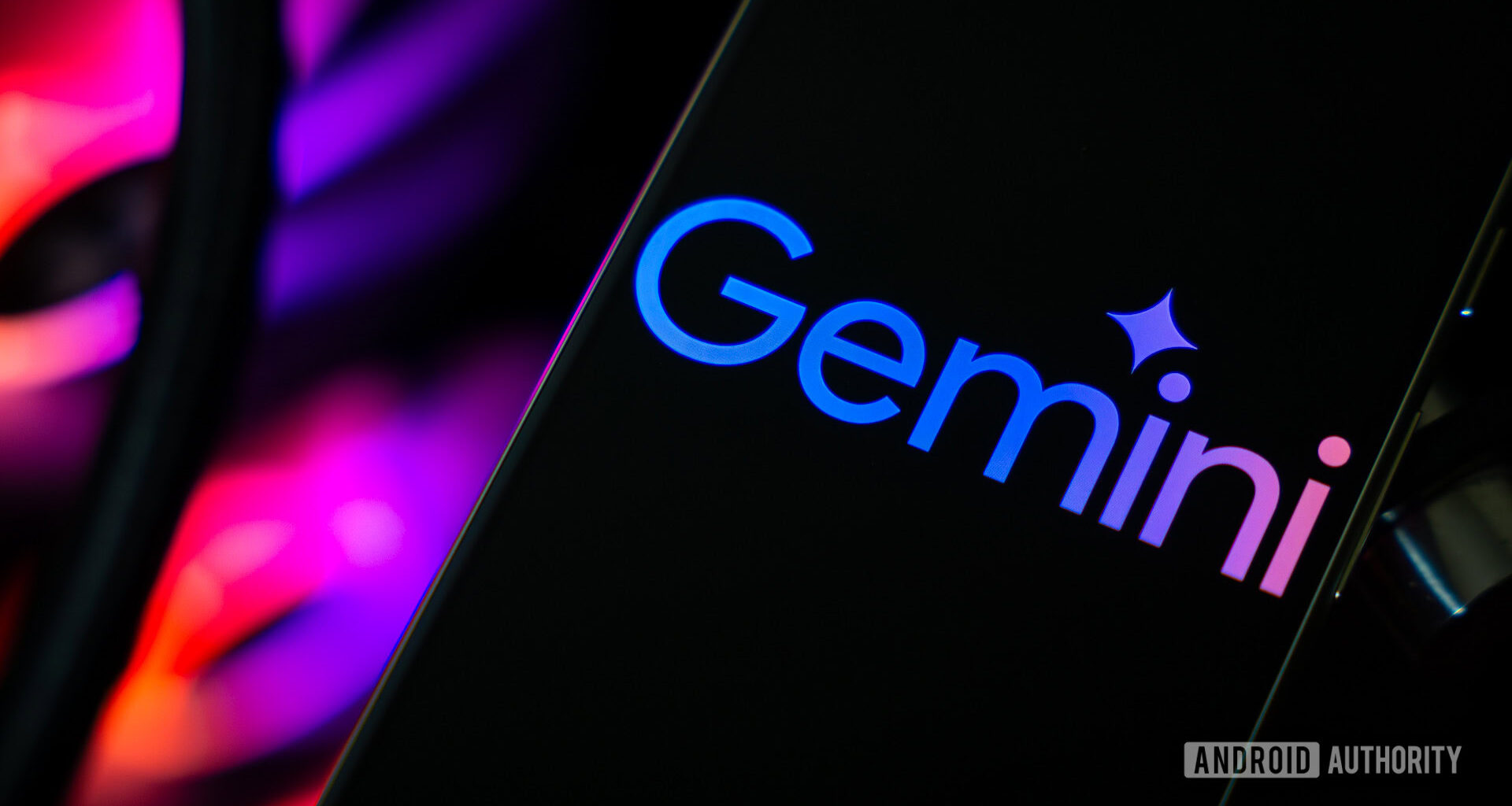 Google Gemini logo on smartphone stock photo (2)