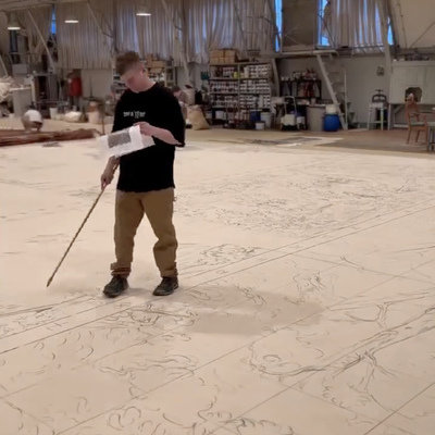 Drawing with Absurdly Long Pencils