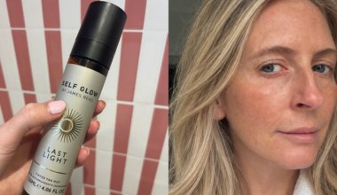 This celebrity fake tan blurs pigmentation and gives dry, mature skin an instant glow