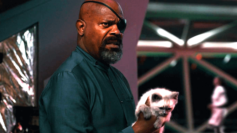 Samuel L. Jackson as Nick Fury in The Marvels